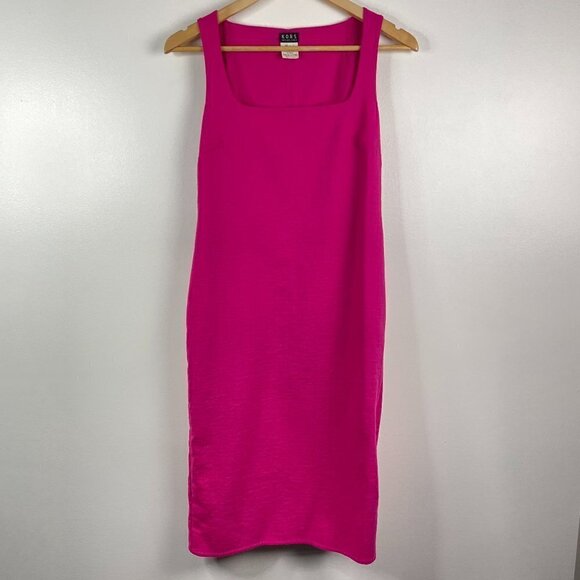 Vintage Michael Kors  Made In Italy  Sheath Wool Dress  Split Back  Size 6 - Picture 1 of 8